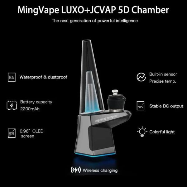 MingVape Luxo Electric Dab Rig with JCVAP ICA 5D V2 Chambers Free Shipping - Image 7