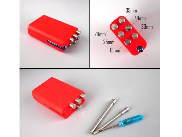 DIY E-Cigarette Tool Kit Coil Jig Ceramic Tweezers Pliers Heat Wire Ohm Tester - Image 3