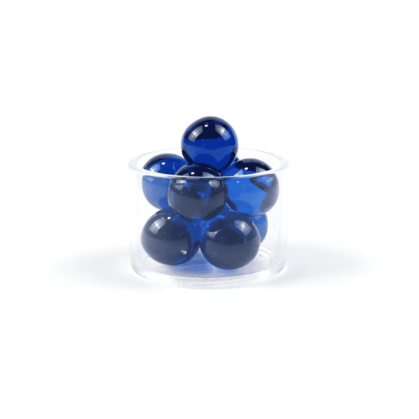 Sapphire Terp Pearls 4mm 5mm 6mm 2pcs with Rio Titanium Jar - Image 2