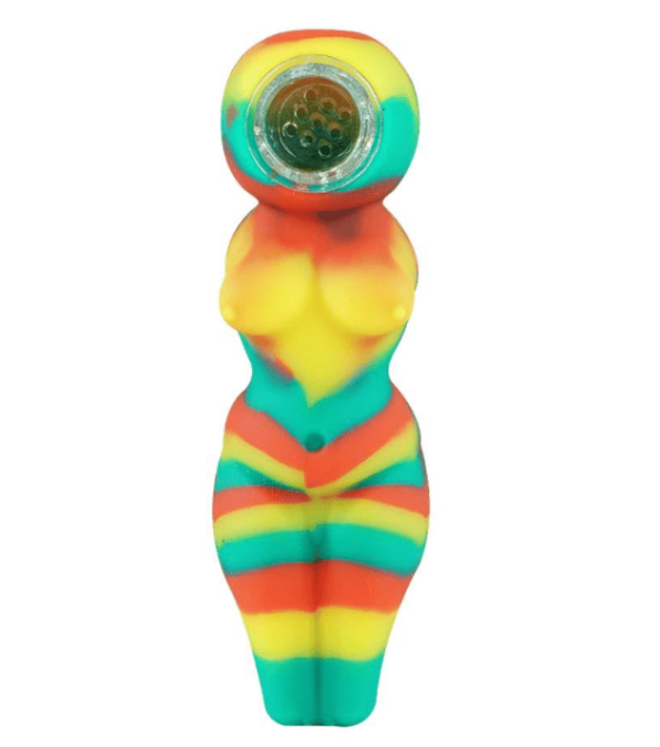 Sexy woman smoking pipe Silicone Dab Rig - Image 5