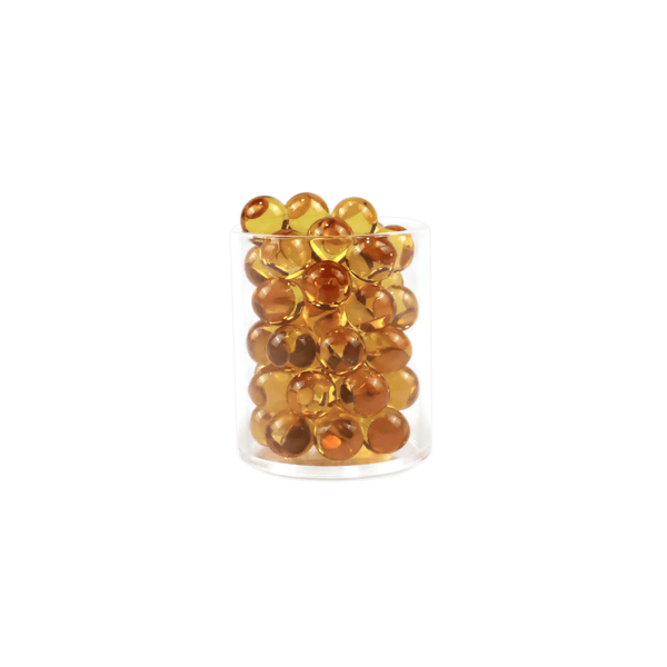 Yellow Sapphire Terp Pearls 4mm 2pcs with Rio Titanium Jar - Image 2