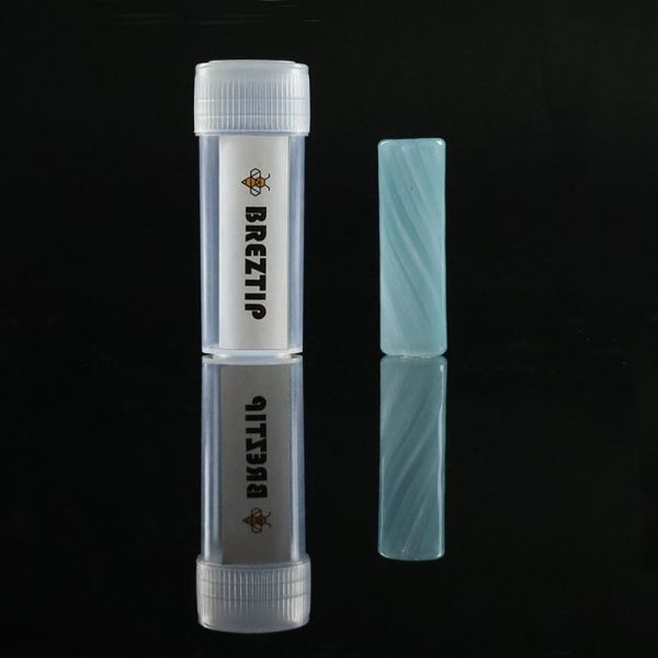 JCVAP BrezTip Superior Glass Filter RipTip Style Jade Blue Size9mm - Image 2