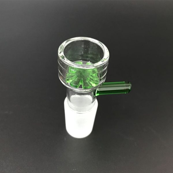 GB16 14mm Male Glass Slide Bowl with Handle - Image 2