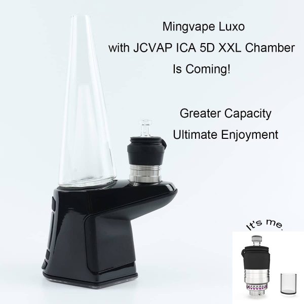 luxo mingvape with jcvap ica 5d v2 xxl chamber