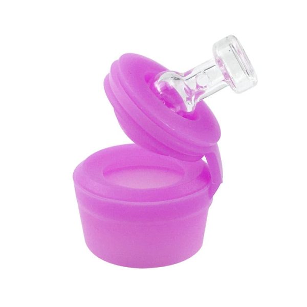 Silicone Case With Ball Cap for pro and JCVAP Chambers -Pink - Image 5