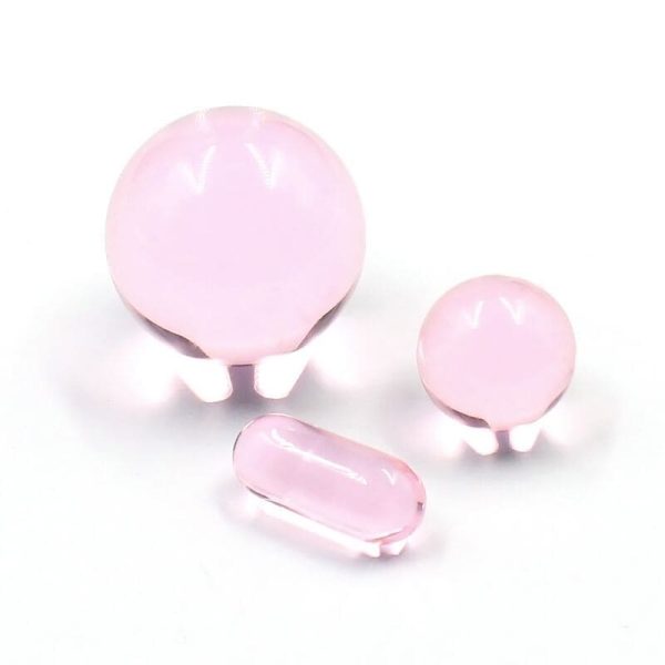 Quartz Terp Slurper Pearls Set With 20mm OD Pearl 12mm OD Pearl 6*15mm Pillar - Image 2