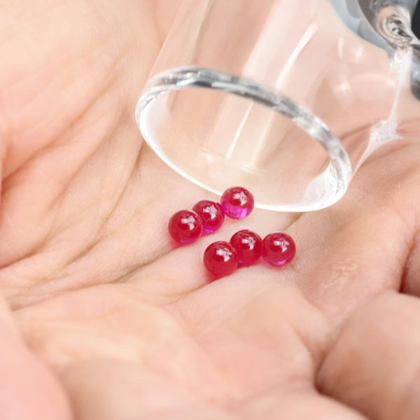 JCVAP Authentic Ruby Terp Pearls 6 pcs for Dab with Titanium Rio Jar - Image 9